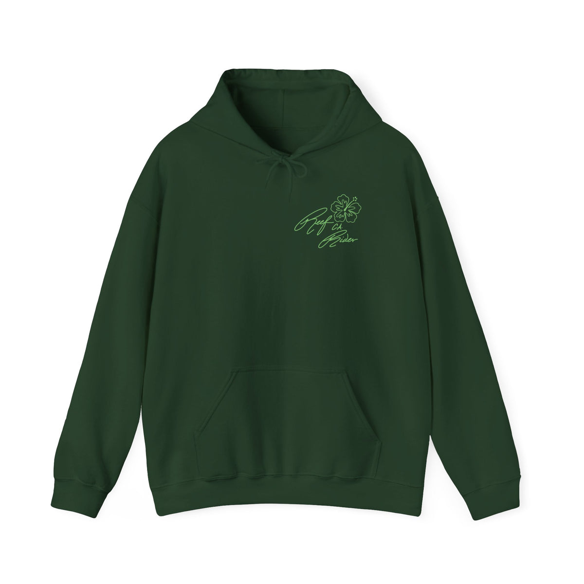Reef Rider - Tropical Floral Hoodie, Comfortable Unisex Sweatshirt