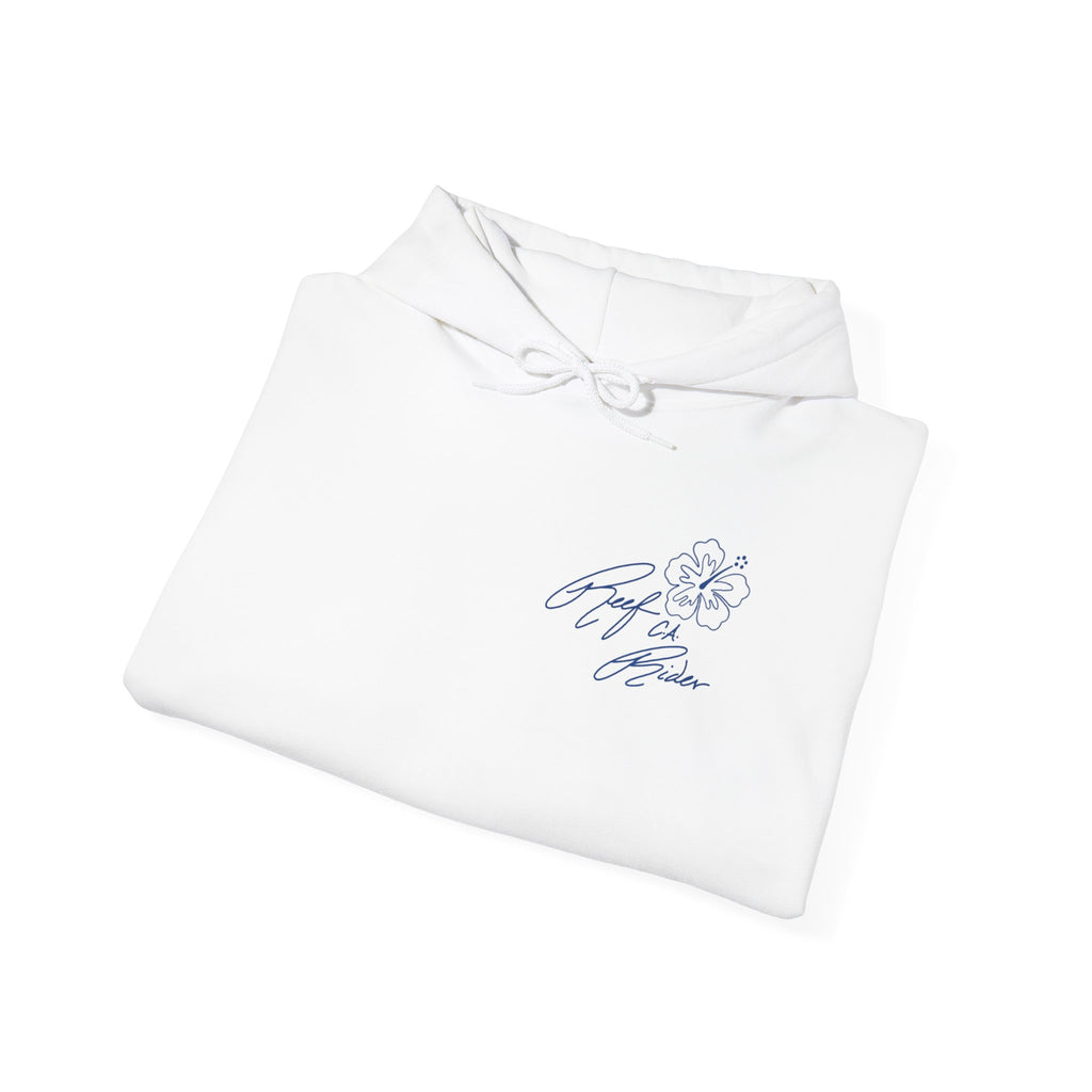 Reef Rider - Tropical Floral Hoodie, Comfortable Unisex Sweatshirt