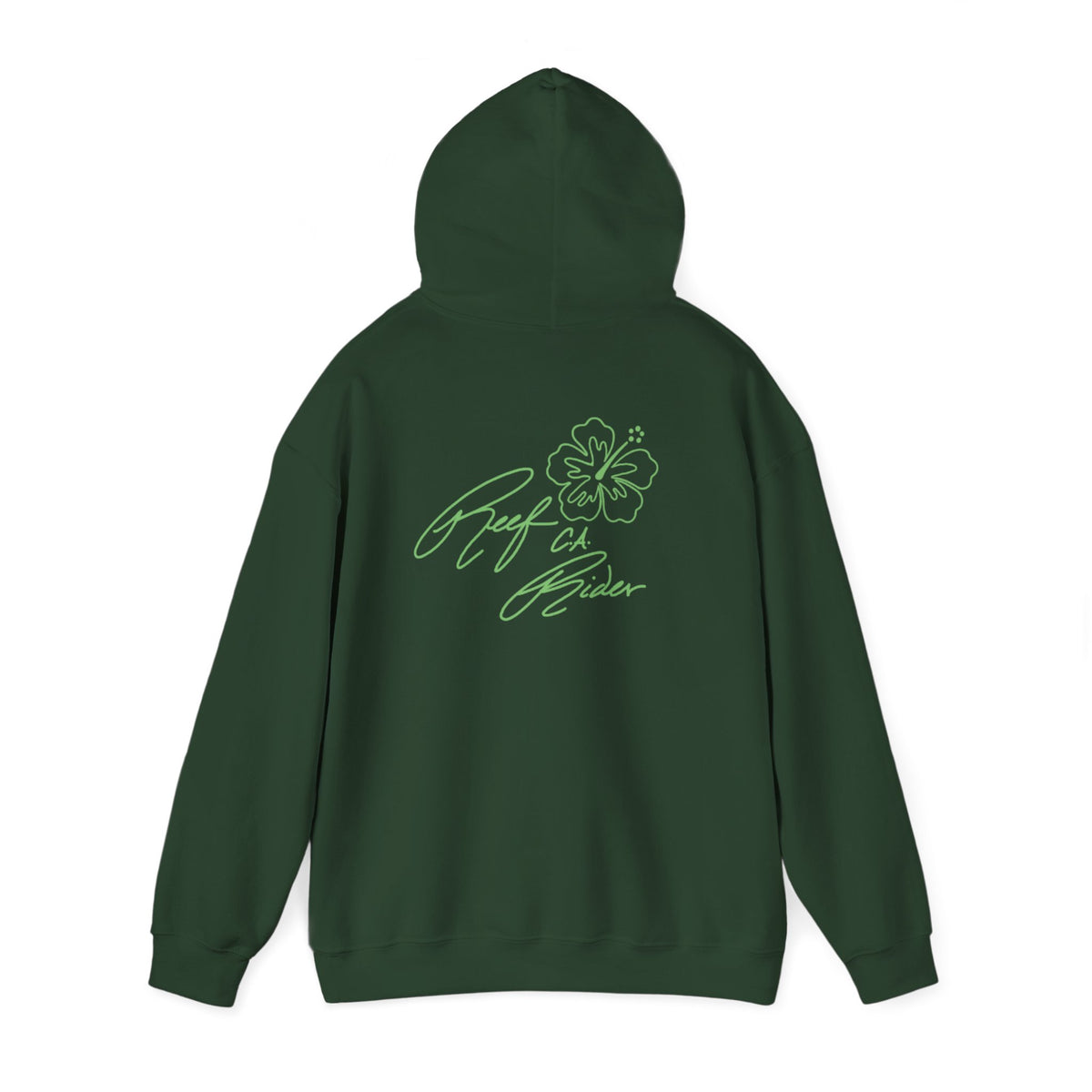 Reef Rider - Tropical Floral Hoodie, Comfortable Unisex Sweatshirt