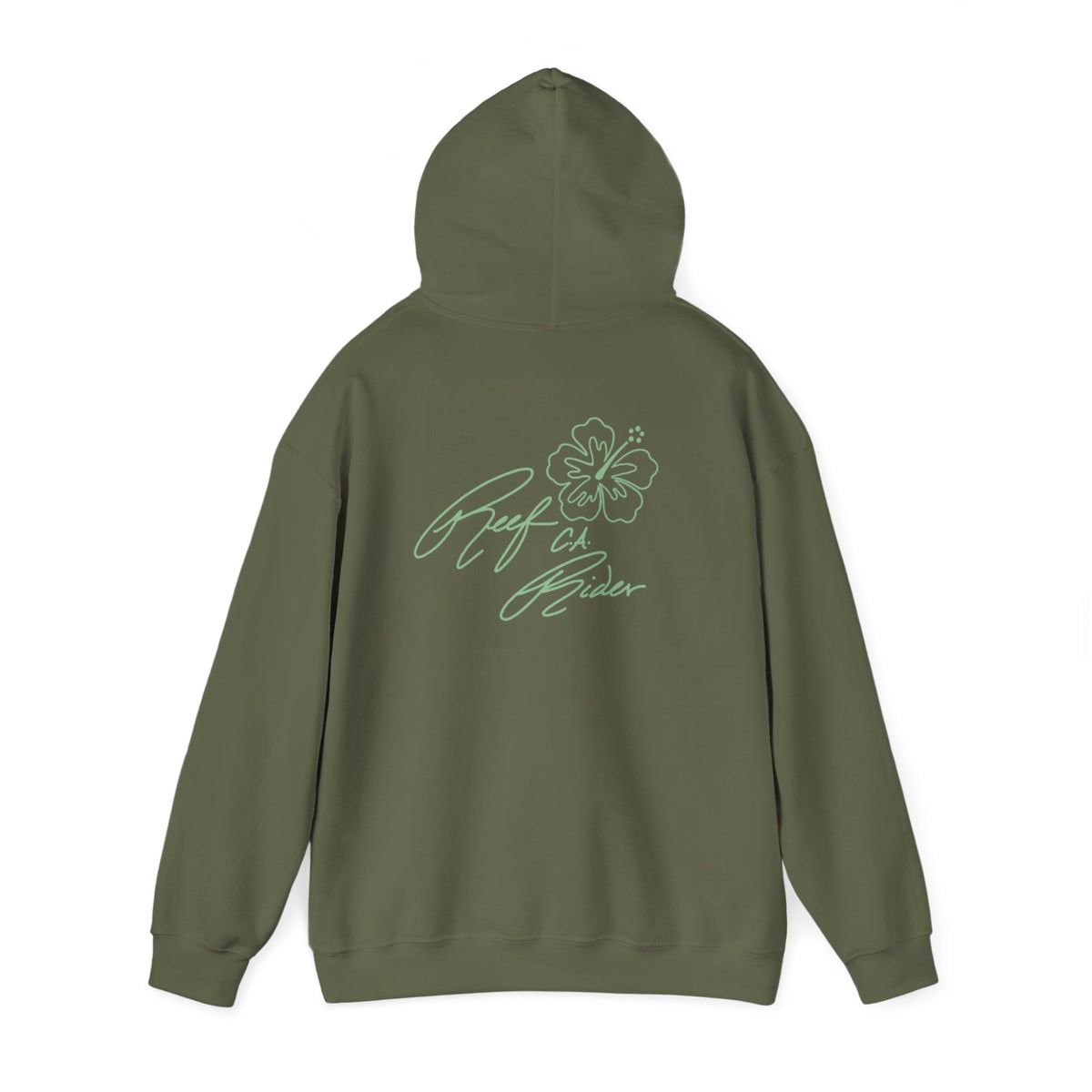 Reef Rider - Tropical Floral Hoodie, Comfortable Unisex Sweatshirt
