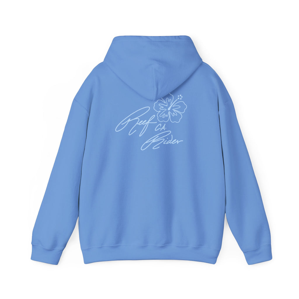 Reef Rider - Tropical Floral Hoodie, Comfortable Unisex Sweatshirt