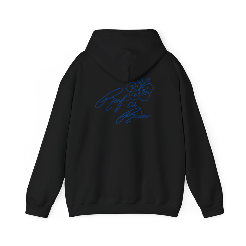 Reef Rider - Tropical Floral Hoodie, Comfortable Unisex Sweatshirt