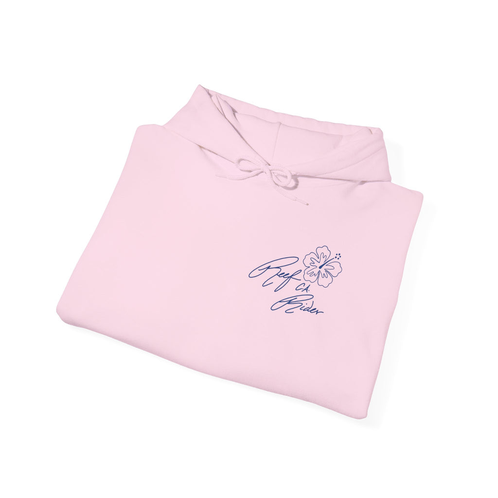 Reef Rider - Tropical Floral Hoodie, Comfortable Unisex Sweatshirt