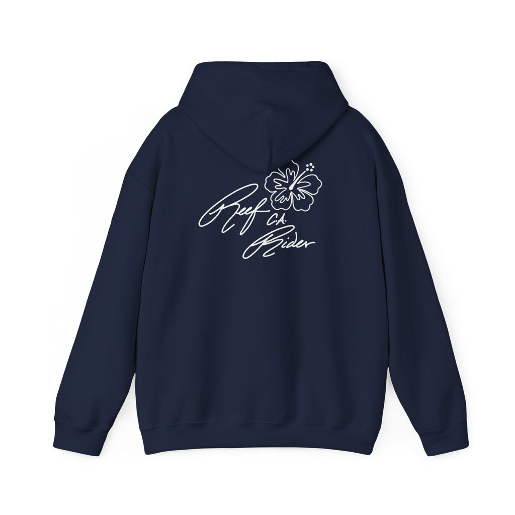 Reef Rider - Tropical Floral Hoodie, Comfortable Unisex Sweatshirt