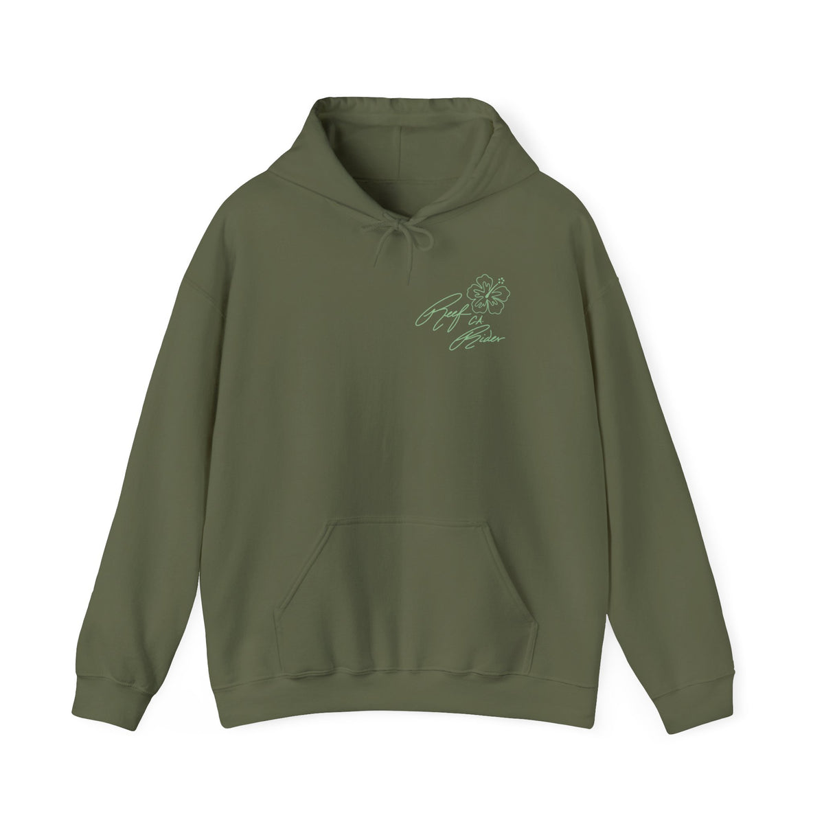 Reef Rider - Tropical Floral Hoodie, Comfortable Unisex Sweatshirt