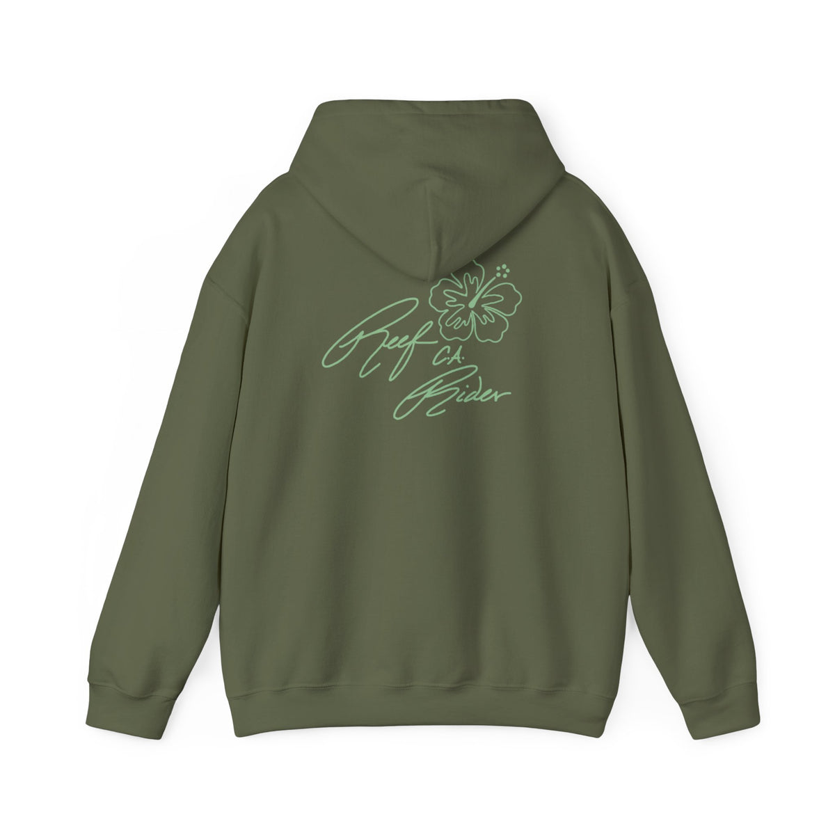 Reef Rider - Tropical Floral Hoodie, Comfortable Unisex Sweatshirt
