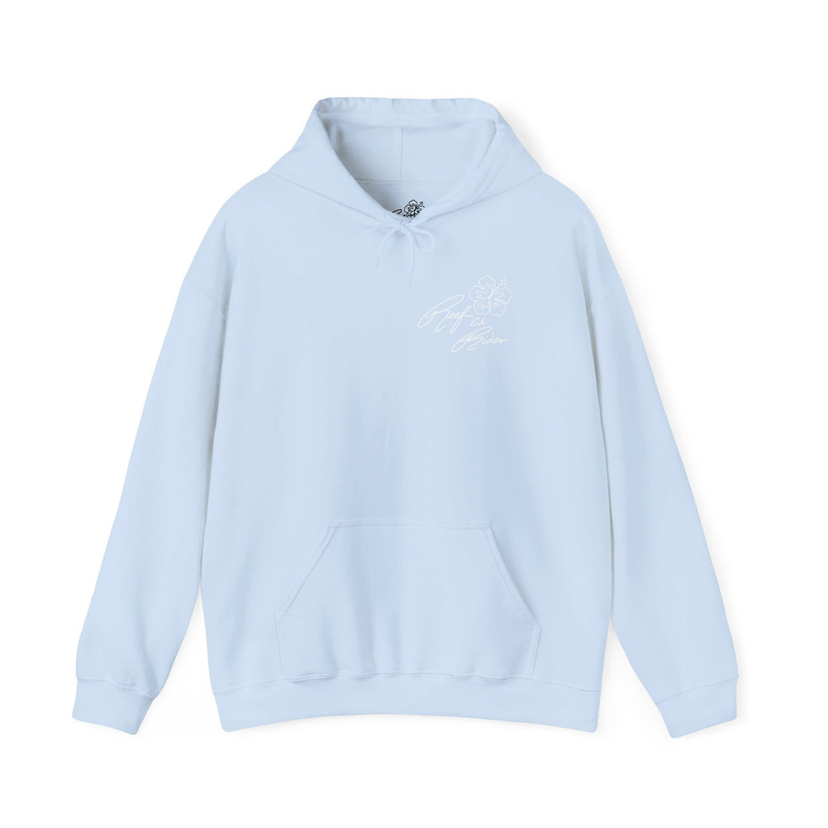 Reef Rider - Tropical Floral Hoodie, Comfortable Unisex Sweatshirt