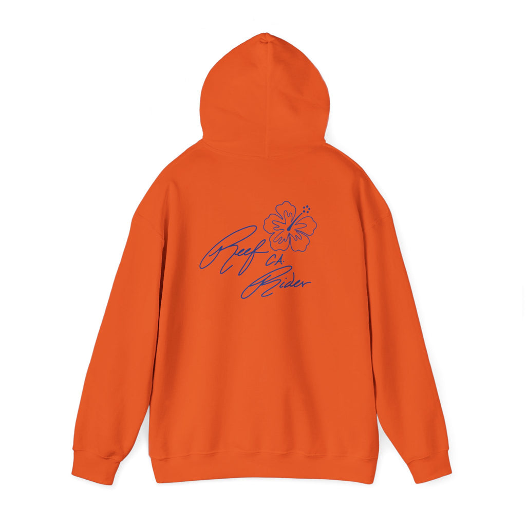 Reef Rider - Tropical Floral Hoodie, Comfortable Unisex Sweatshirt