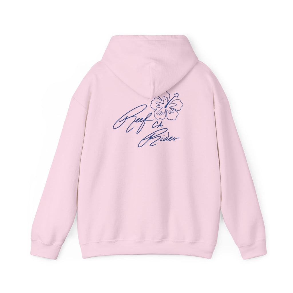 Reef Rider - Tropical Floral Hoodie, Comfortable Unisex Sweatshirt