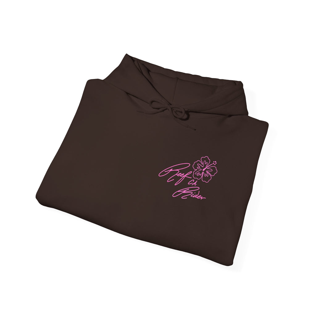 Reef Rider - Tropical Floral Hoodie, Comfortable Unisex Sweatshirt