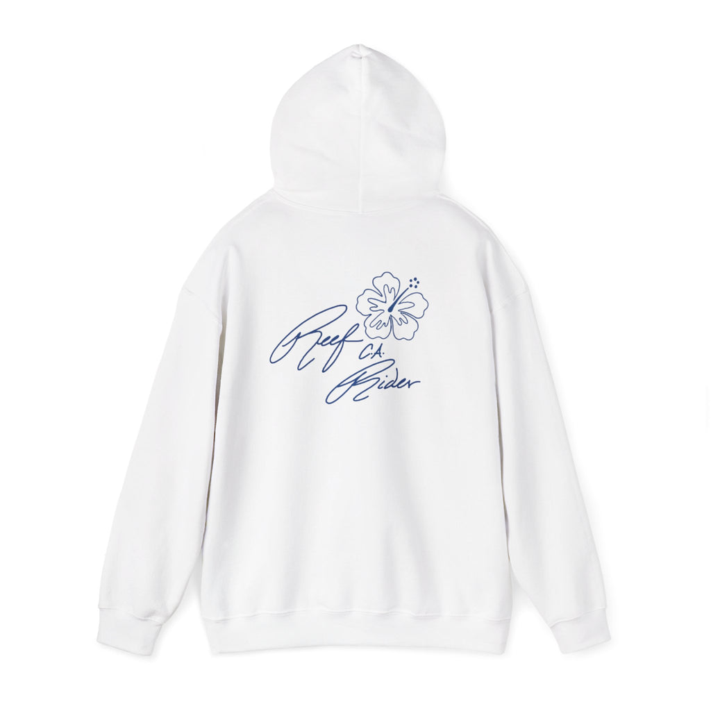 Reef Rider - Tropical Floral Hoodie, Comfortable Unisex Sweatshirt