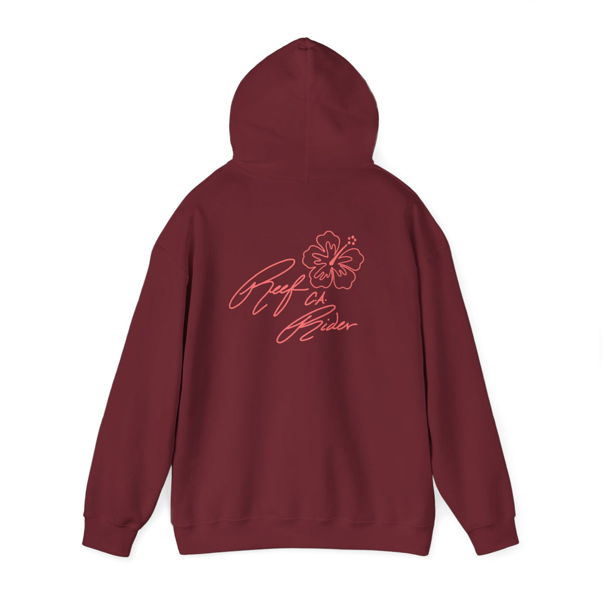 Reef Rider - Tropical Floral Hoodie, Comfortable Unisex Sweatshirt
