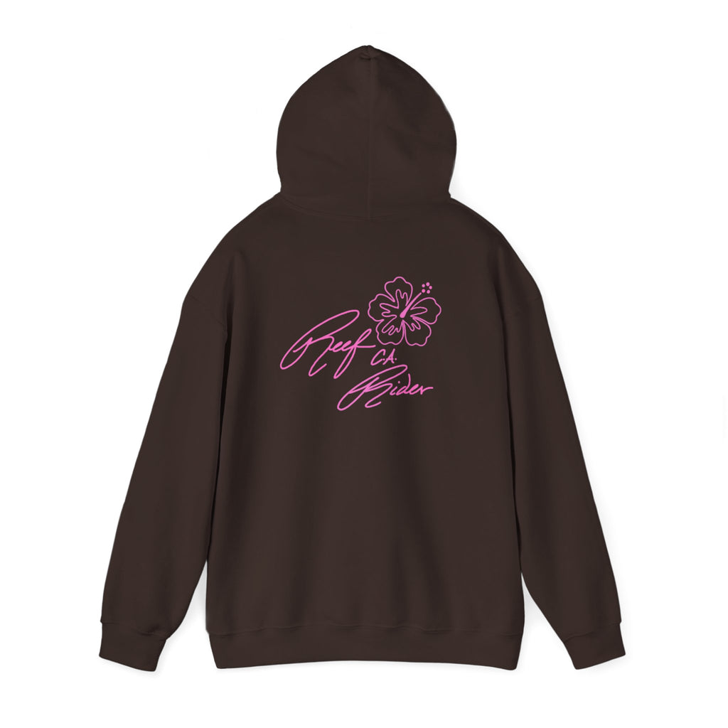 Reef Rider - Tropical Floral Hoodie, Comfortable Unisex Sweatshirt
