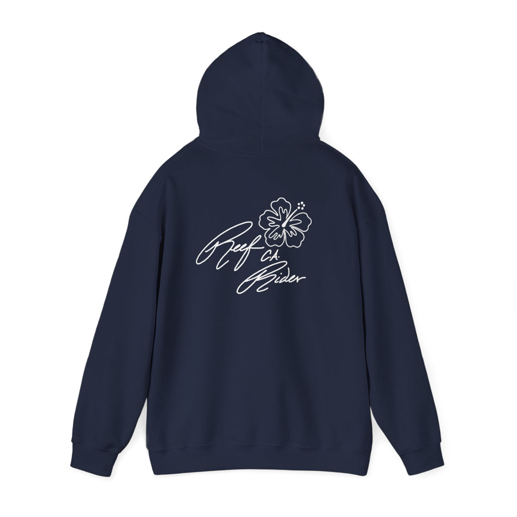 Reef Rider - Tropical Floral Hoodie, Comfortable Unisex Sweatshirt